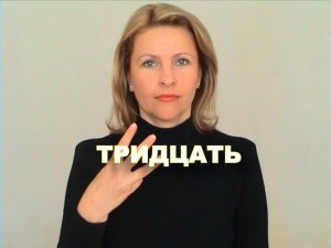 ЖЕСТОВЫЙ ЯЗЫК. СЛОВАРЬ. Тридцать