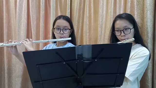 Beauty and the Beast Flute Duet by Siblings смотреть онлайн