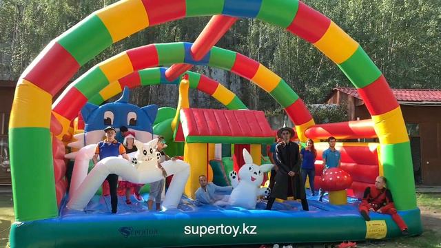 Аренда батута Зоопарк в Алматы. Супер Той supertoy.kz смотреть онлайн