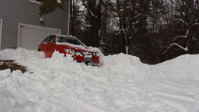 Saab FWD Vs AWD Biggest winter storm of 2017 смотреть онлайн
