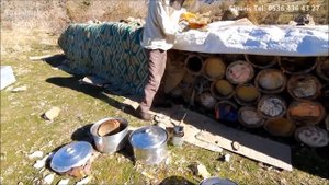Пчеловодство в Турции. Необычные ульи Beekeeping in the Turkey