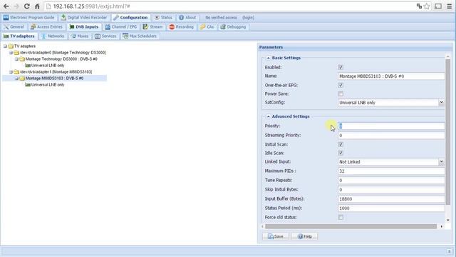 TVHeadend - Grundlegende Einstellungen Teil 1 смотреть онлайн