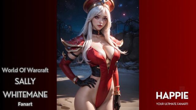 AI Cosplay Sally Whitemane World of Warcraft Fanart サリー・ホ ワイトメイン ワールド オブ ウォークラフト AI LOOKBOOK 魔兽世界 смотреть онлайн