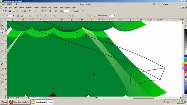How To Create X Mas Tree In CorelDraw X5 Part-2 Tamil смотреть онлайн
