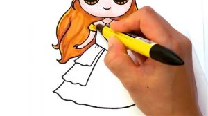 Disney Princess Belle Coloring Pages for Kids | Learn Colors