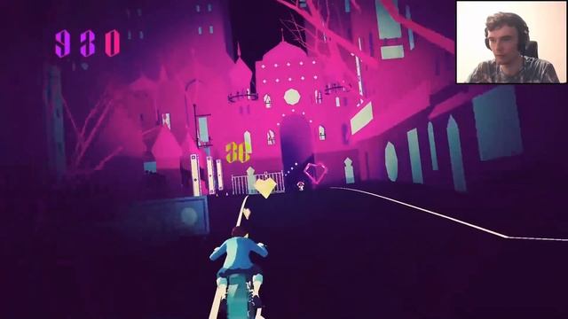 Аудиовизуальное наслаждение // Sayonara Wild Hearts смотреть онлайн