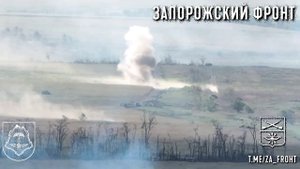 Эффектные кадры совместной работы расчета fpv-дронов армейского спецназа "Осман" и расчета ПТРК