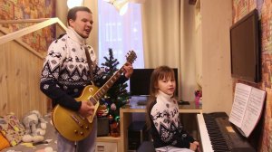 Три белых коня на гитаре и пианино | кавер