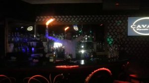 Fire show at Cavali karaoke club