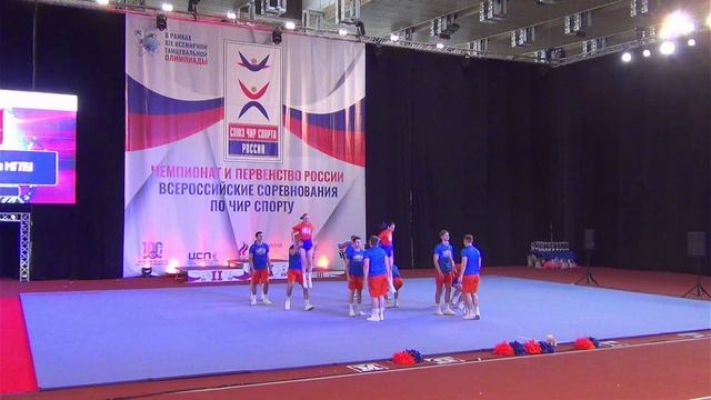 Сборная МГЛУ (чирлидинг-группа-смешанная). Всероссийские соревнования по чир спорту среди студентов.