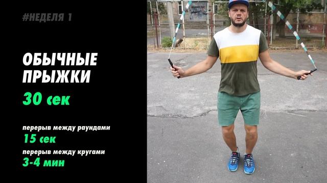 Тренировка со скакалкой день 2/неделя 1 смотреть онлайн