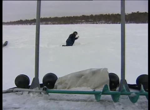 Переехал рыбака - вид с палубы смотреть онлайн