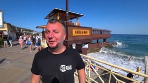 АЛУШТА. ГОРОДСКОЙ ПЛЯЖ И ЗНАКОВЫЕ ТУРИСТИЧЕСКИЕ МЕСТА