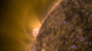 На Солнце произошёл сильнейший за 5 лет взрыв