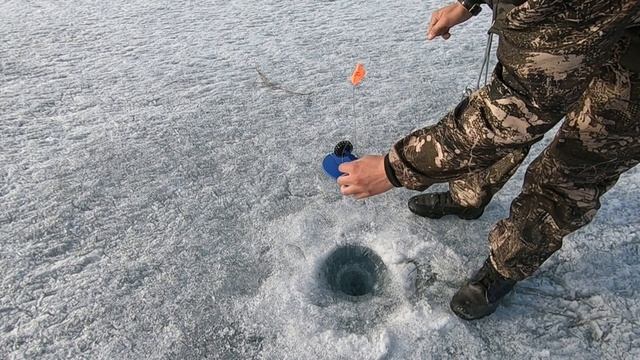 Крайняя ночевка весной на оз. Чагытай. Бешенные поклевки щуки на жерлицы!!! смотреть онлайн