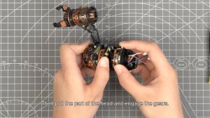 ROKR Emperor Scorpion Model DIY 3D Puzzle MI04 Assemble step 5
