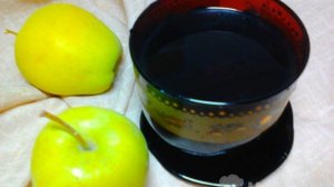 Чёрный чай с замороженной вишней и корками апельсина