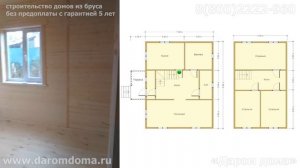 Каркасный дом для ПМЖ с тремя спальнями. Обзор планировки дома 7 на 9 с мансардой