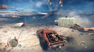 Mad Max Лагерь с нефтяными насосами Канифоль