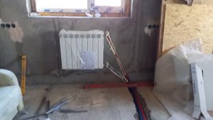 Опрессовка радиаторов.