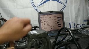 Mercedes 600SEL throttles and Egas bench test