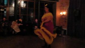 Flamenko fusion.Spanish dance kastanetami.31 in December 2008. new year. New Work. KAYRA