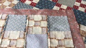 Квилт в деревенском стиле.