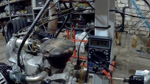 Стенд для горячей обкатки двигателя