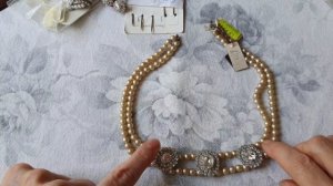 Итальянская винтажная бижутерия. Украшения для невест 80-90-х годов. Часть 1.