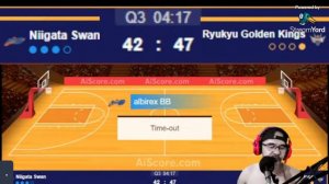 JAPAN B1 LEAGUE🔴 LIVE SCOREBOARD - KOBE PARAS (NIIGATA SWAN VS Ryukyu Golden Kings (DWAYNE EVANS)