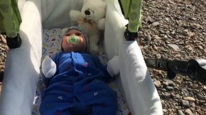 На прогулке с коляской/ прогулка с реборном Silicone Baby