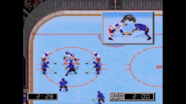 NHL 96 (Genesis)- Capitals vs. Rangers