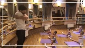 Урок балета для детей  3-5 лет.