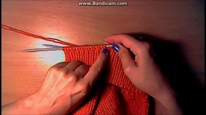 Детская шапка шлем-вязание спицами.Шапка"ЛИСА" видео урок.Вязаная шапка