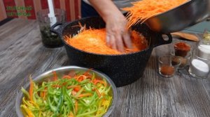 Вкуснейший салат из КАБАЧКОВ на зиму - КАБАЧКИ по-корейски! Рецепты от ЗЕЛЕНОГО ОГОРОДА!