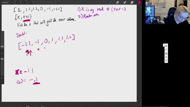 [Part 1] Deriving Solution | Find X That Will Yield Most Values In Array смотреть онлайн