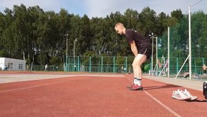 Подводящие упражнение для рывка гири
