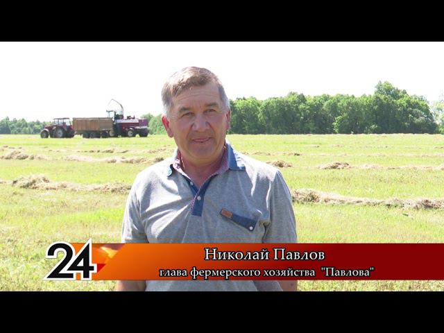 В Мамадыше в самом разгаре кормозаготовительная кампания