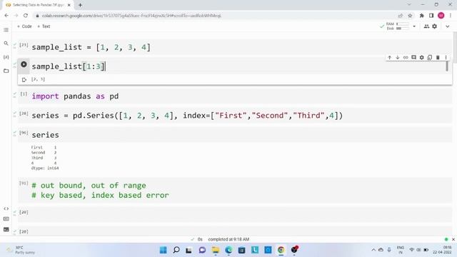 3. Select Data in Pandas Series смотреть онлайн