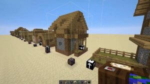 Minecraft 1.14 - All new Village Structures - A detailed look at Plains Villages!