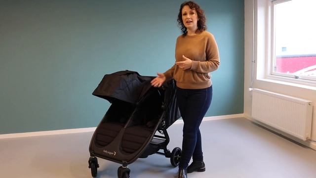 Baby Jogger City Mini GT 2 Double 2020 model - Jet смотреть онлайн