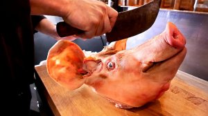 Нью-Йорк еда - Голова Свиньи Тако паштет из свинины Бруклин Америка