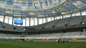 ФИФА осталась довольна состоянием газона на стадио...роде, возводимом к предстоящему чемпионату мира