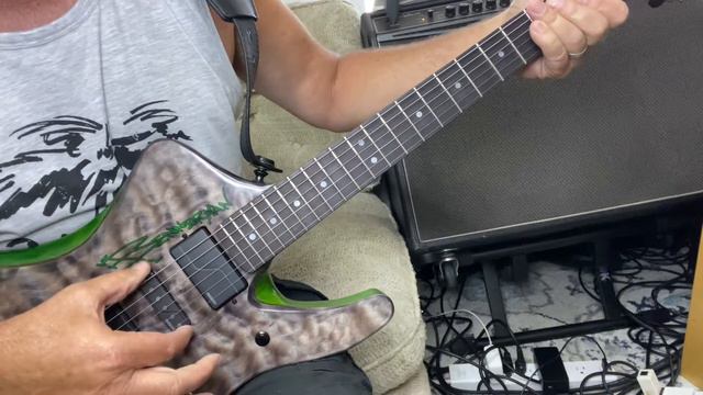 Fishman Killswitch Engage pickups, my Bennerman guitar, literally goes to 11… unique pickup tones! смотреть онлайн