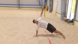 Школа Пляжного Волейбола BVC: Разминка с Дмитрием Карповым. Часть 2, беговые и силовые упражнения