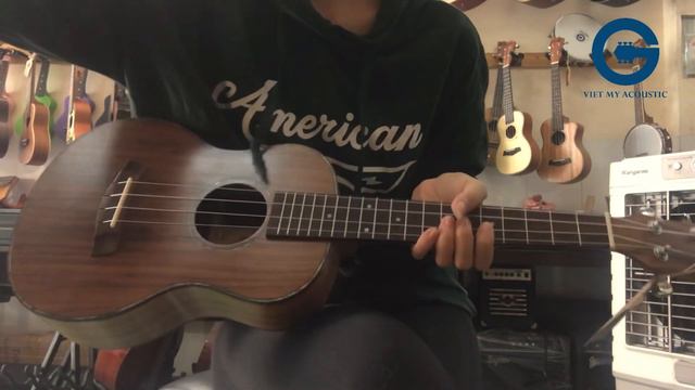 So sáng âm thanh Concert và Tenor ( Full gỗ Koa) | Music size 26 vs Yael size 23 смотреть онлайн