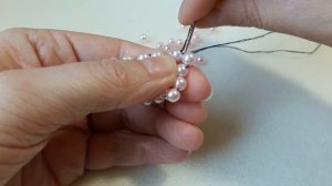 Валентинка. Сердце из бусин. Брелок. Heart of beads