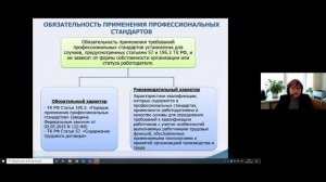 Вебинар ВНИИ труда «Применение профессиональных стандартов в организациях» 18.03.2022