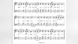 Херувимская песнь.  Старинный напев. Партия баса.