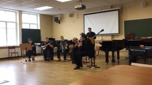 Д. Шостакович - Квартет №8, 2 часть. Исп. анс. "Зловещие народники"